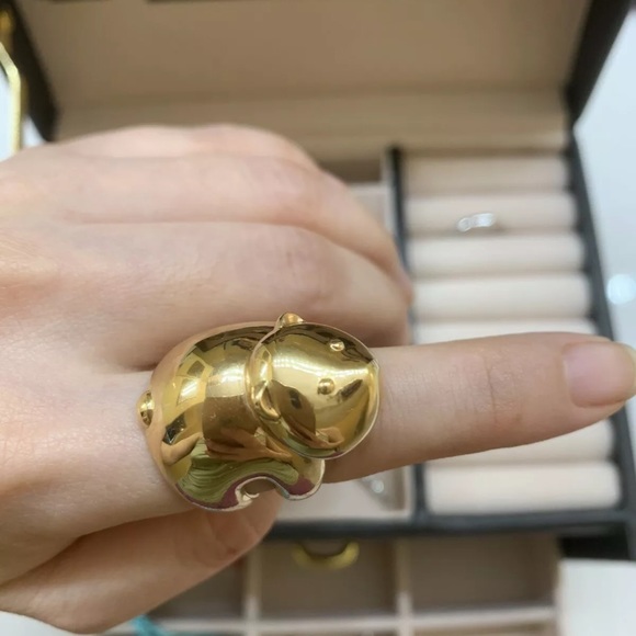 Deydier Mielikki Gold Ring, Stephanie, French - Picture 2 of 4